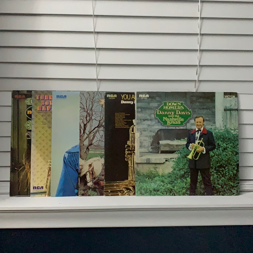 6 DANNY DAVIS AND THE NASHVILLE BRASS VINYL LP